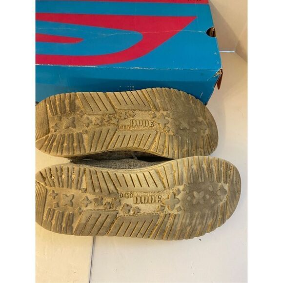 Hey Dude loafers women size 11 wendy linen iron gray - Picture 7 of 8